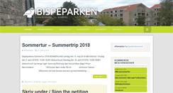 Desktop Screenshot of bispeparken.dk